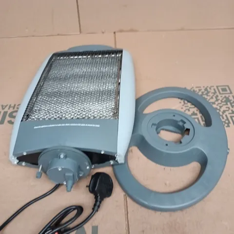 FINE ELEMENTS GREY ELECTRIC SPACE HEATER WITH GRILLE
