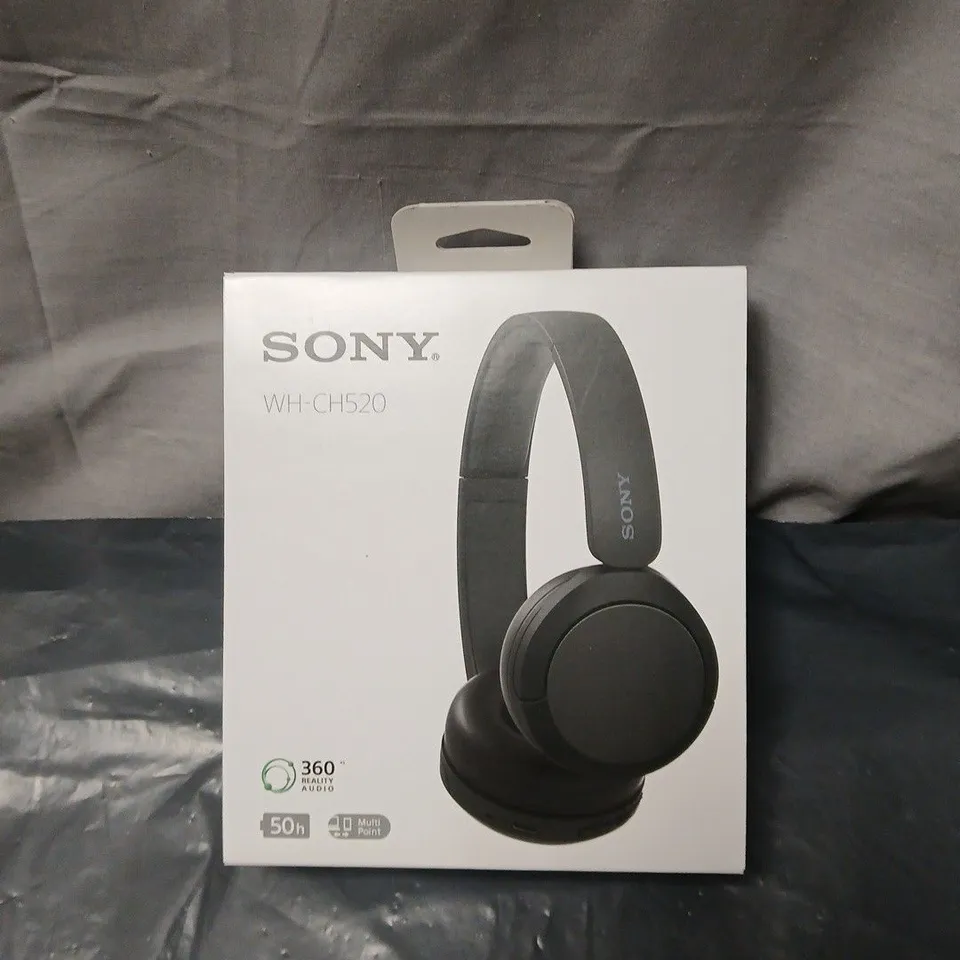 SONY WH-CH520 WIRELESS HEADPHONES – BOXED (BLACK)