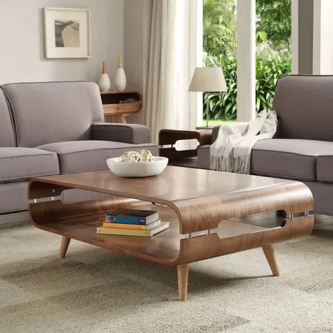 BOXED HAVANA COFFEE TABLE - WALNUT (1 BOX)
