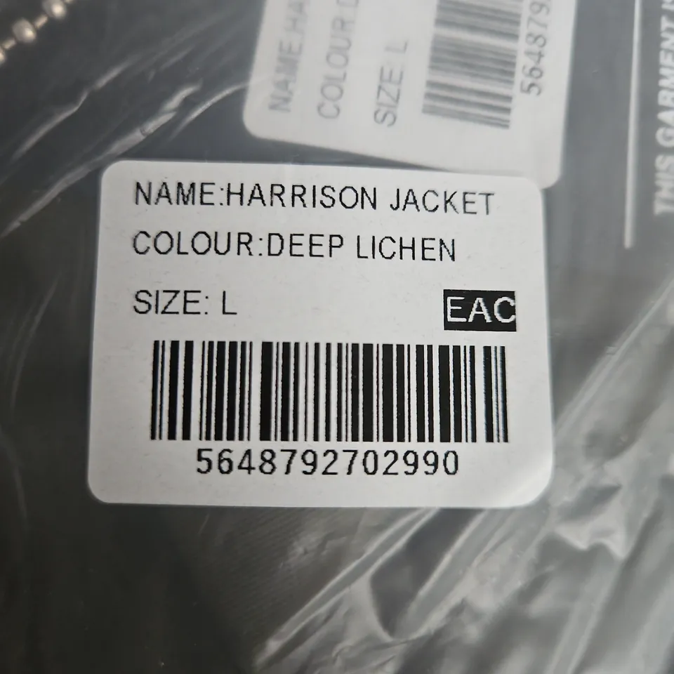 PEACEFUL HOOLIGAN HARRISON JACKET – DEEP LICHEN, SIZE L