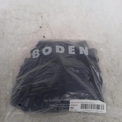 BODEN WOMEN'S NAVY RUCHED SWIMSUIT – SIZE 12 R 