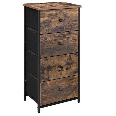 BOXED ALEISHIA 4 DRAWER STORAGE DRAWER (1 BOX)