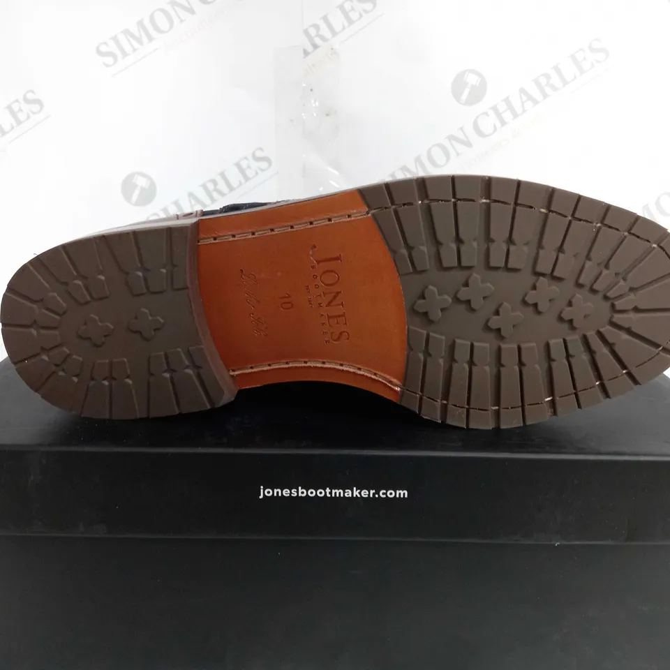 boxed JONES BOOTMAKER BERTIE SHOE - UK 10