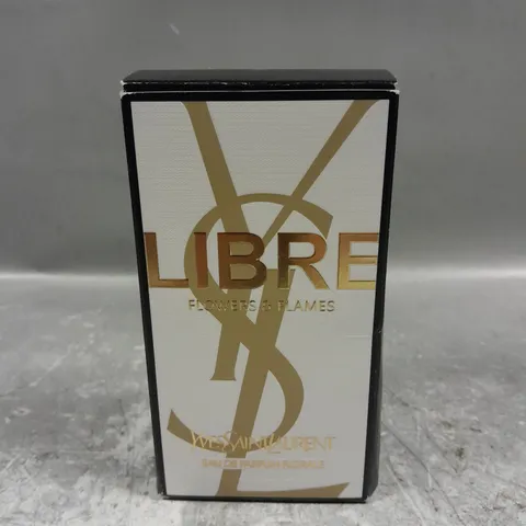 BOXED AND SEALED YVES SAINT LAURENT LIBRE FLOWERS AND FLAMES EAU DE PARFUM FLORALE 50ML