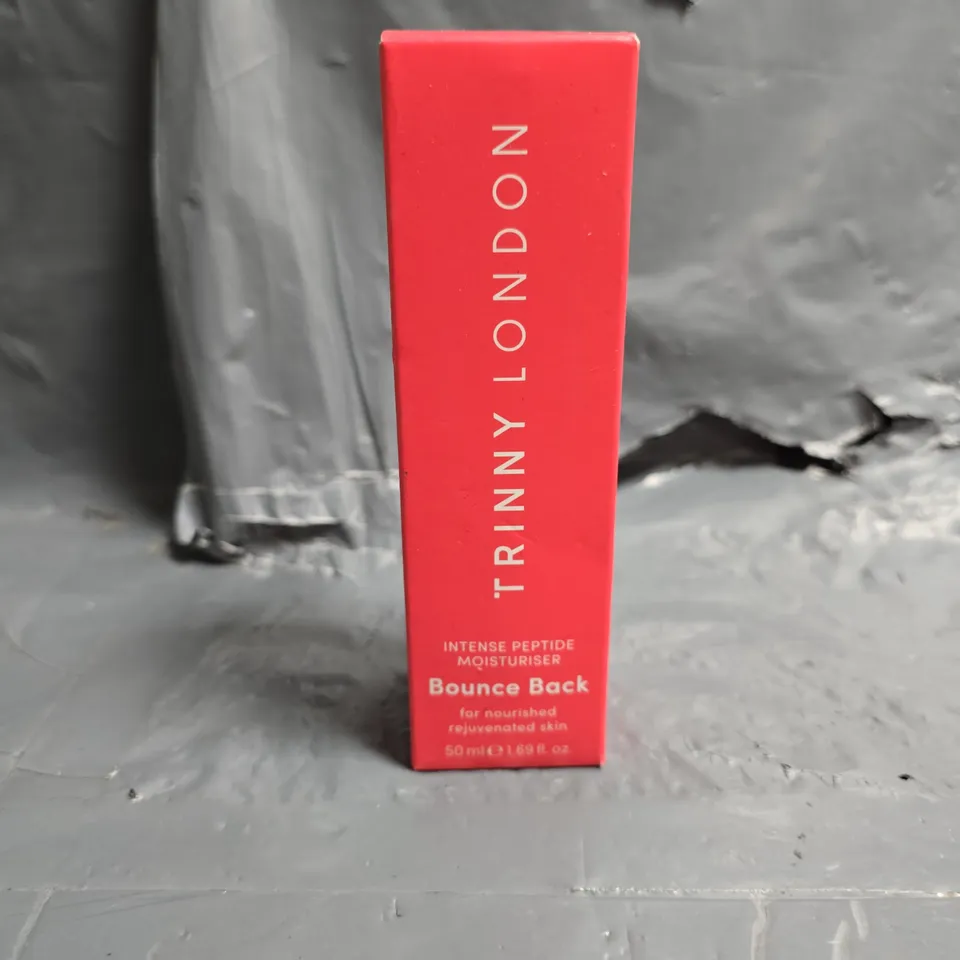 SEALED TRINNY LONDON BOUNCE BACK INTENSE PEPTIDE MOISTURISER 50ML