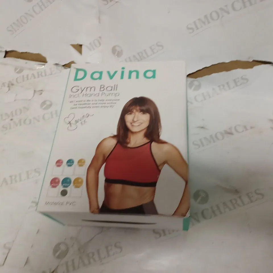 DAVINA GYM BALL INCL. HAND PUMP