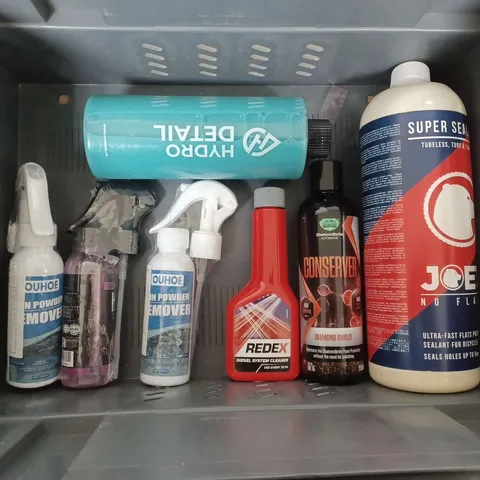 LOT OF 7 CAR DETAILING LIQUIDS / COLLECTION ONLY