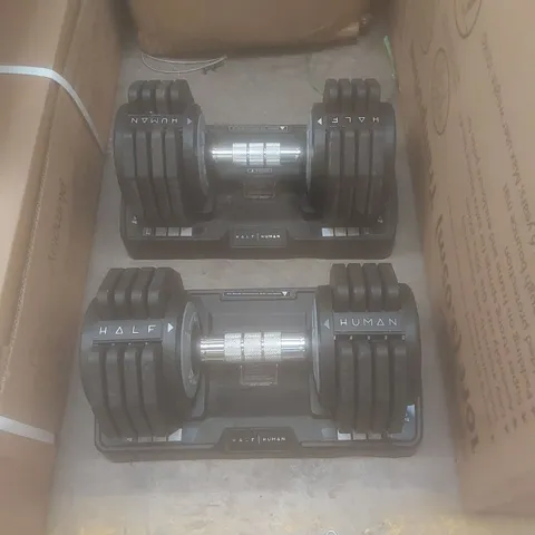 HALF HUMAN ADJUSTABLE DUMBBELLS (2 X 25KG)
