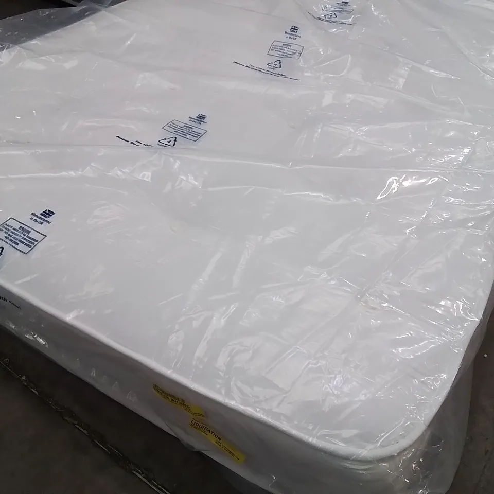 QUALITY BAGGED AFIA SERENITY EGYPTIAN QUALITY COTTON COIL SPRING HAND TUFTED MATTRESS - 150CM KING SIZE