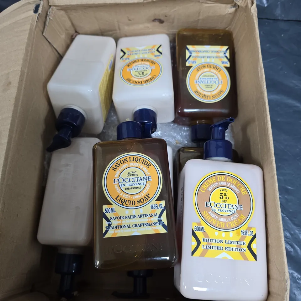 L'OCCITANE SHEA VANILLA SHOWER GELS 