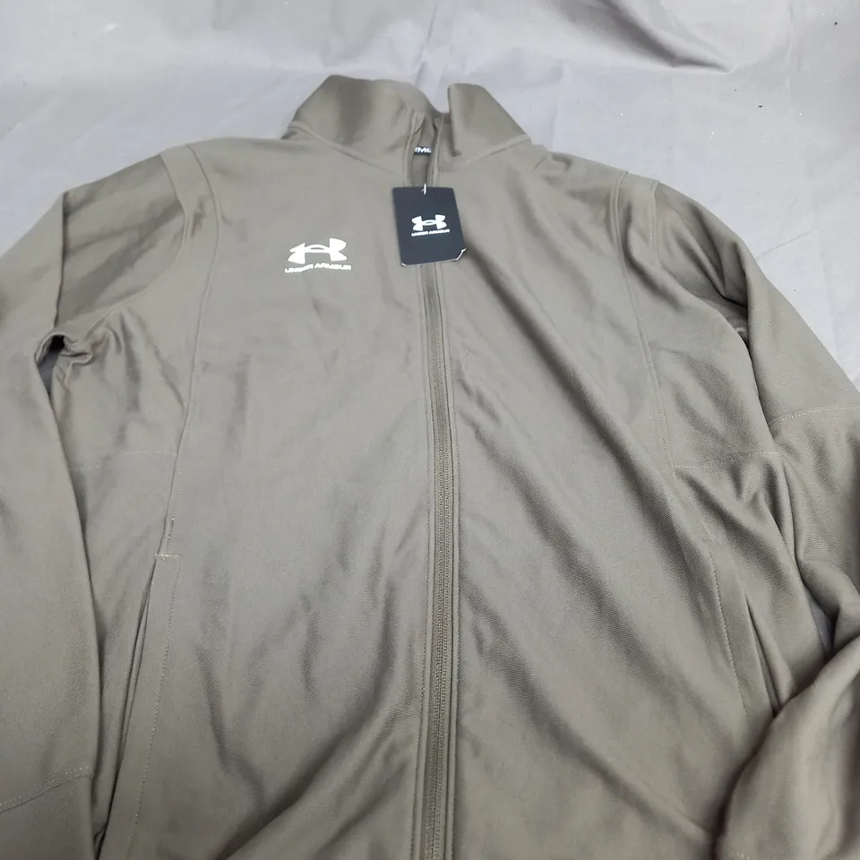 UNDER ARMOUR KHAKI JACKET - MEDIUM