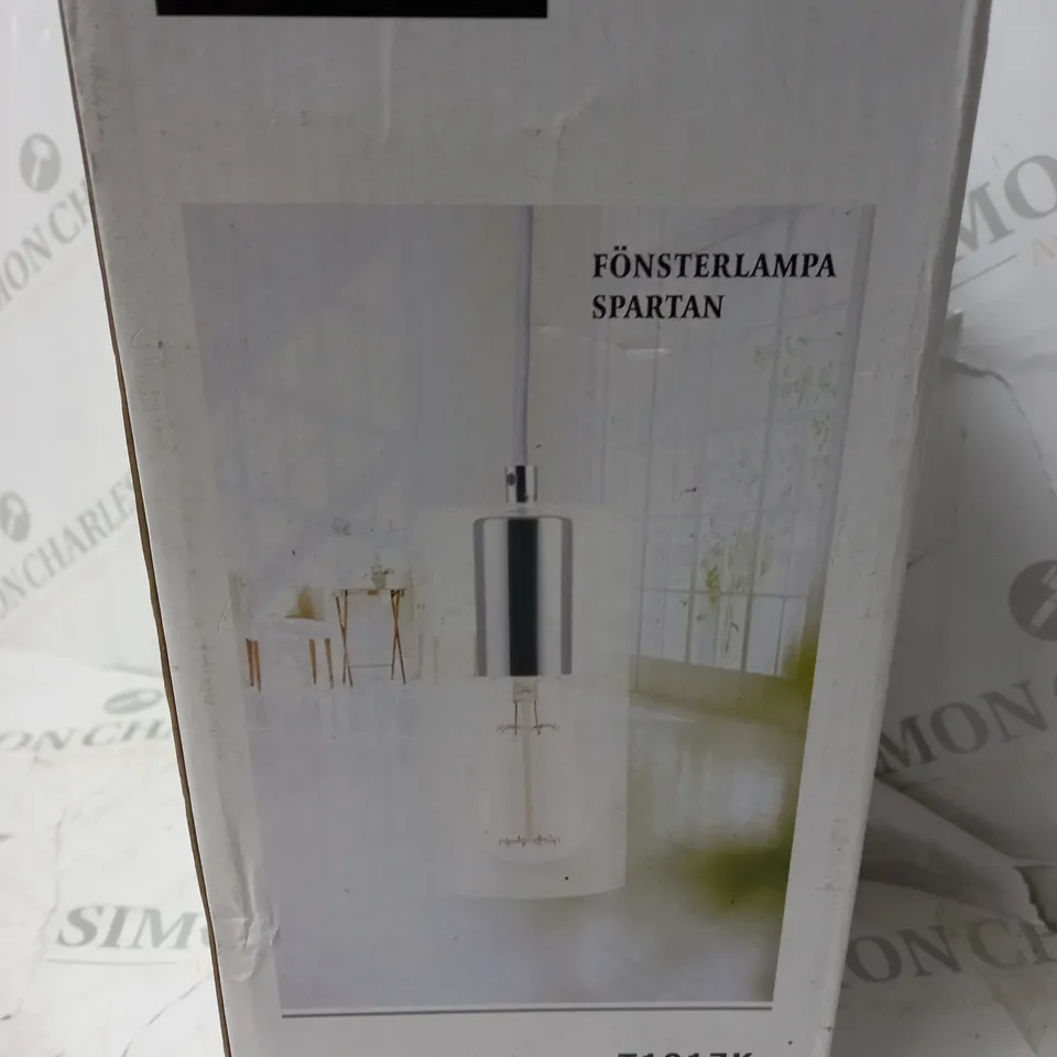 COTTEX SPARTAN 1 LIGHT MINI PENDANT - CHROME