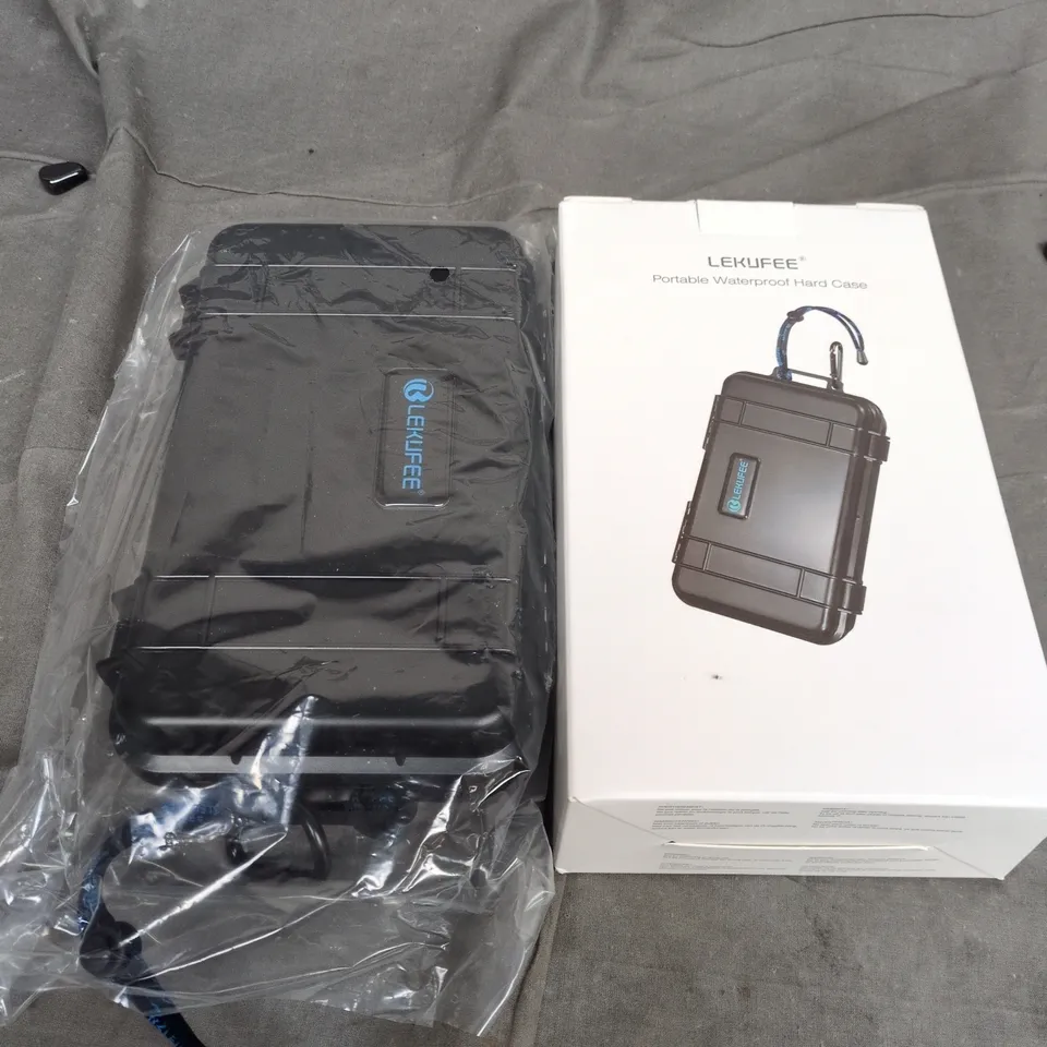 BOXED LEKUFEE PORTABLE WATERPROOF HARD CASE
