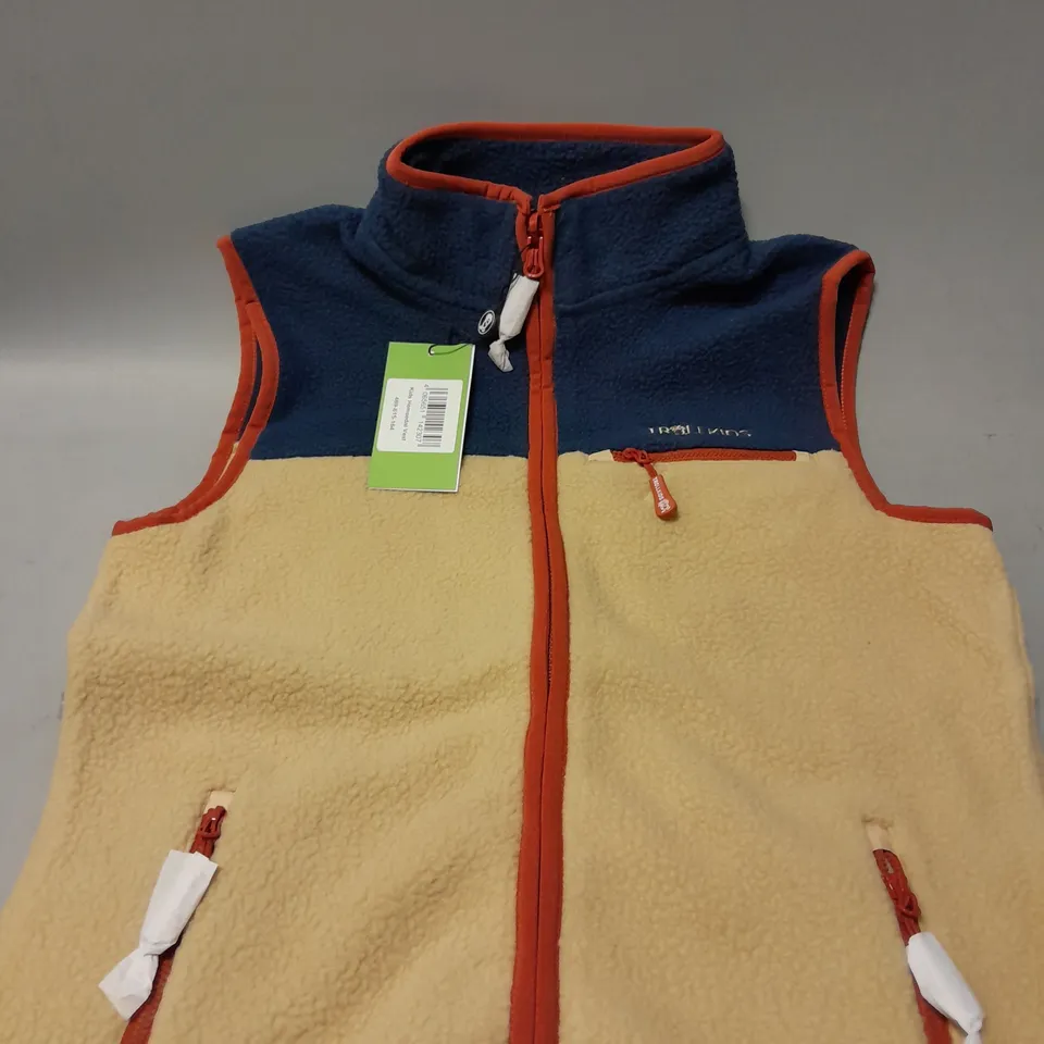 TROLL KIDS HEMSEDAL VEST GILET - KIDS SIZE 164