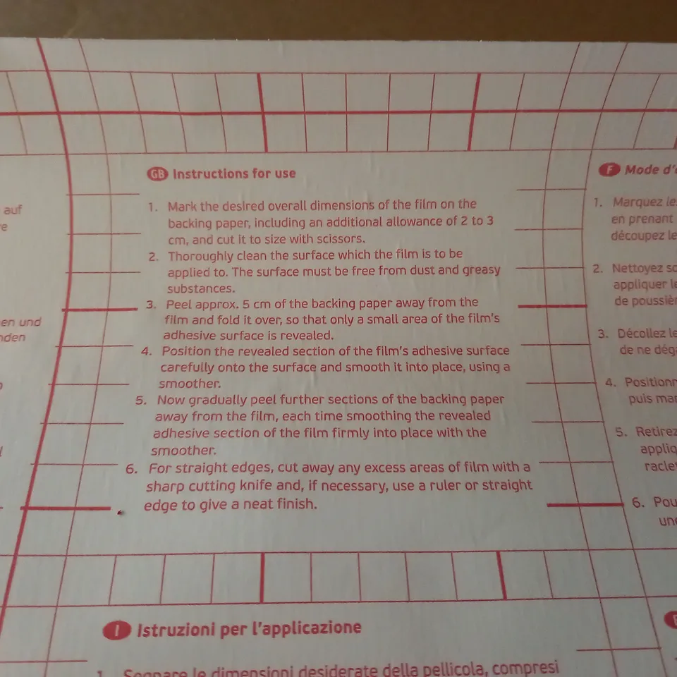 ROLL OF FILM/BACKING PAPER - 70CM X ?