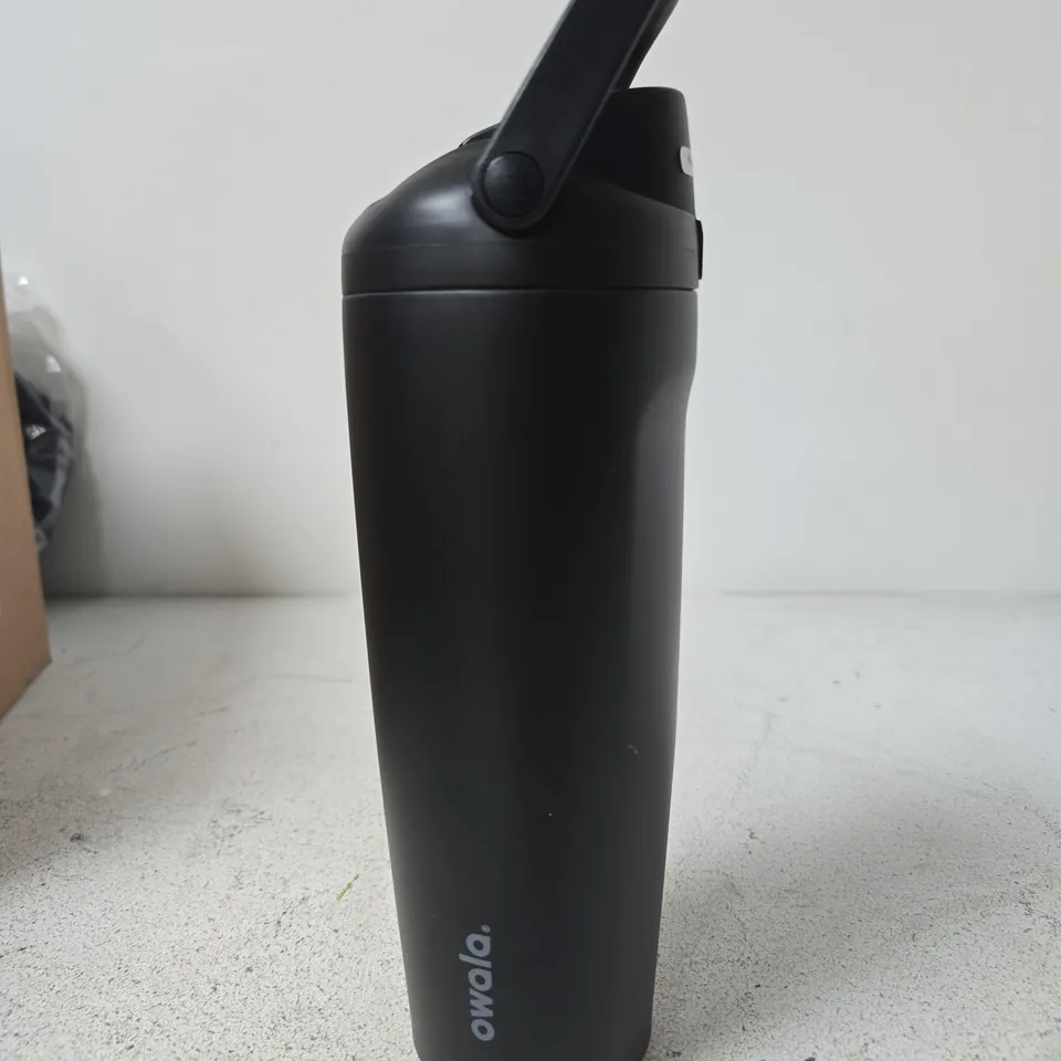 OWALA WATER BOTTLE – BLACK, FLIP TOP LID