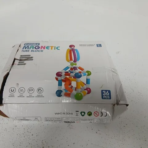 FLEXIBLE MAGNETIC TUBE BLOCK – 36 PCS CONSTRUCTION TOY