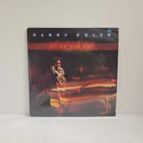BARRY WHITE LET THE MUSIC PLAY VINYL