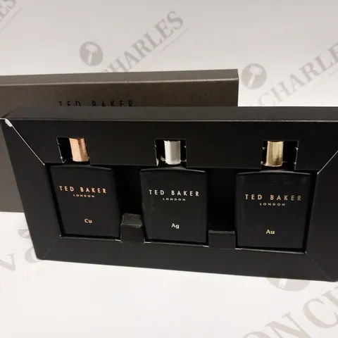 BOXED TED BAKER TONICS EAU DE TOILETTE MINIATURES TRIO