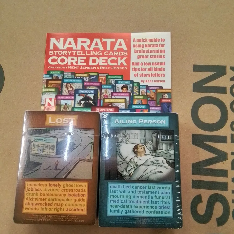 PALLET CONTAINING APPROXIMATELY 220 NARATA STORY TELLING CARDS