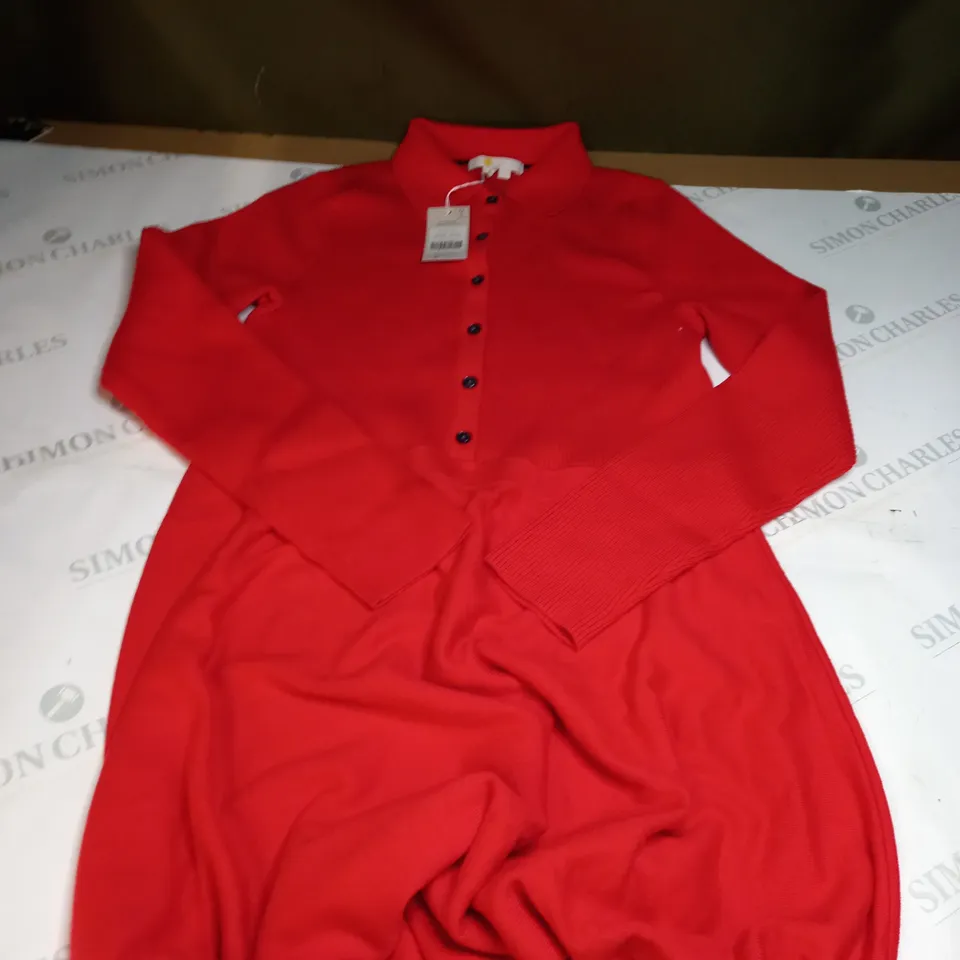 BODEN SHORT RED DRESS SIZE 16R 