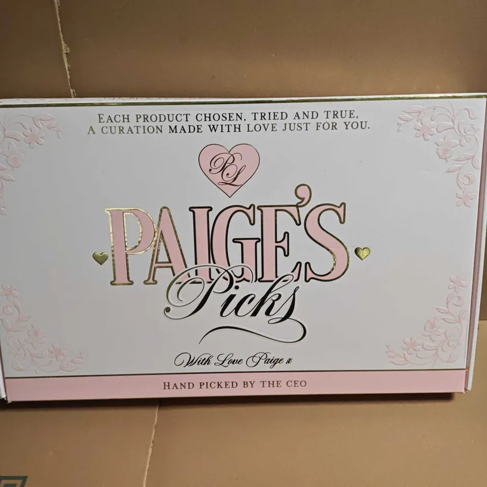 SEALED PAIGE'S PICKS GIFT BOX SET – WITH LOVE PAIGE 