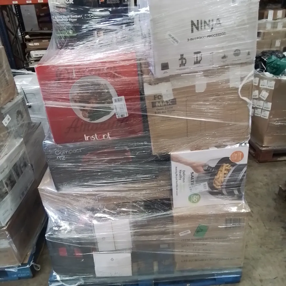 PALLET OF APPROXIMATELY 22 UNPROCESSED RAW RETURN HOUSEHOLD AND ELECTRICAL GOODS TO INCLUDE;