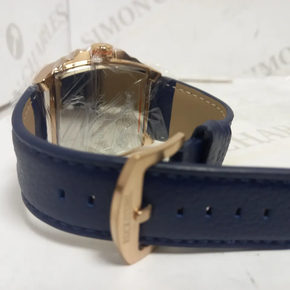 RUCKSTUHL TRIPLE DIAL LEATHER STRAP WRISTWATCH RRP £560