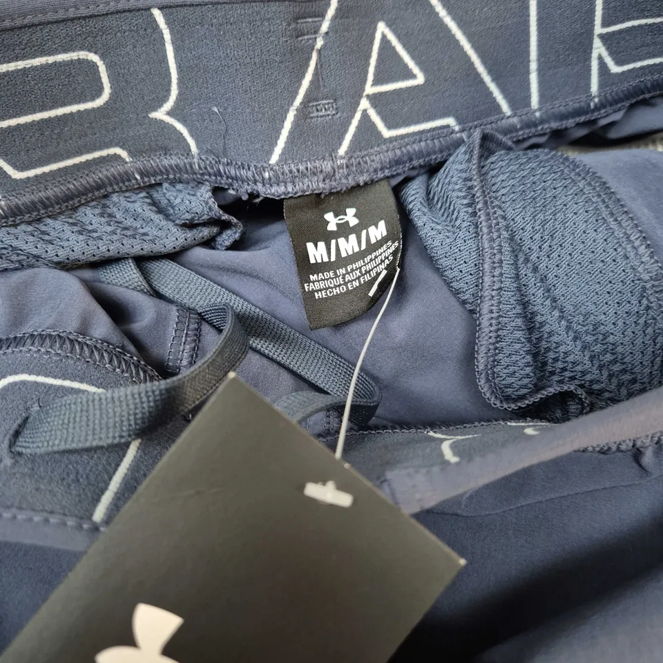 UNDER ARMOUR MEN'S JOGGERS – NAVY, SIZE M (M/M)