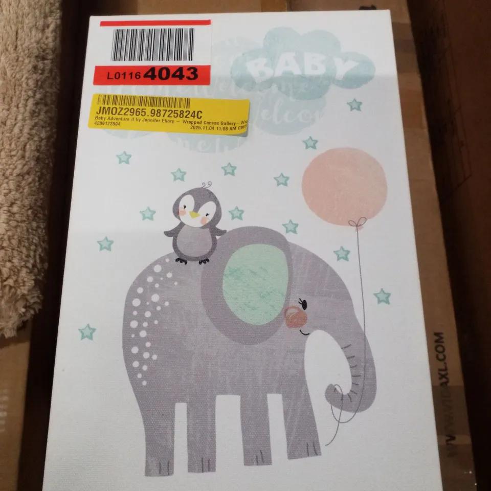 BABY ADVENTURE II BY JENNIFER ELLORY - WRAPPED CANVAS GALLERY 