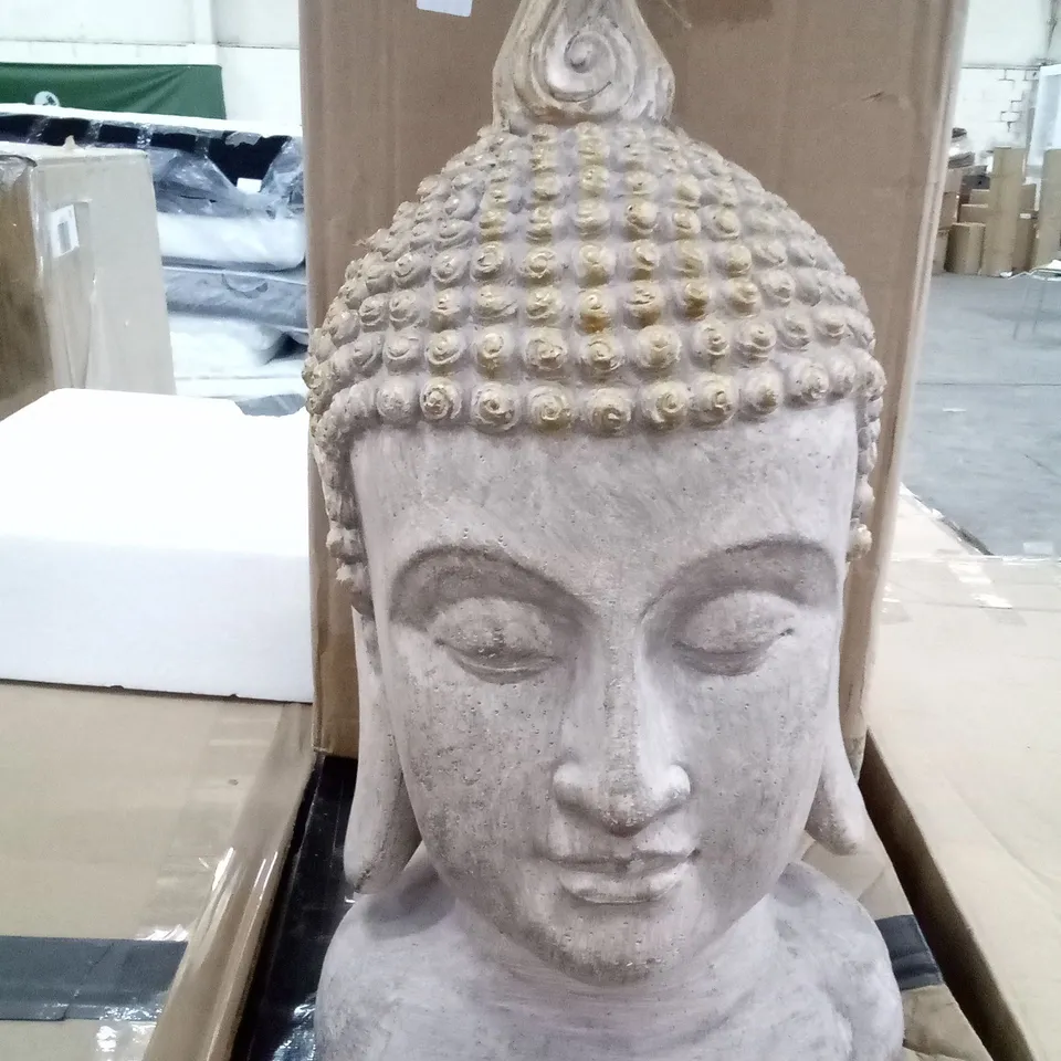 BOXED BUDDHA HEAD  