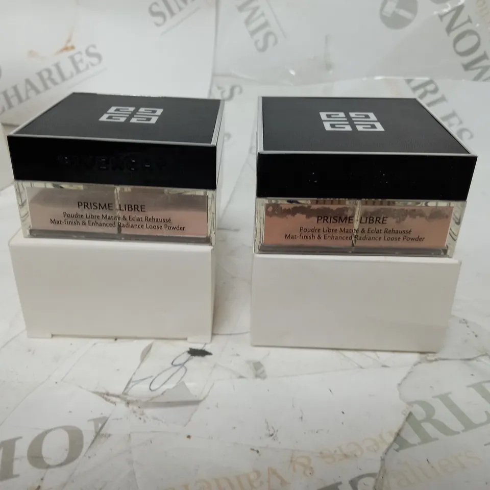 BOX OF APPROXIMATELY 20 JARS OF GIVENCHY PRISME LIBRE MATT FINISH AND ENHANCED RADIANCE LOOSE POWDER