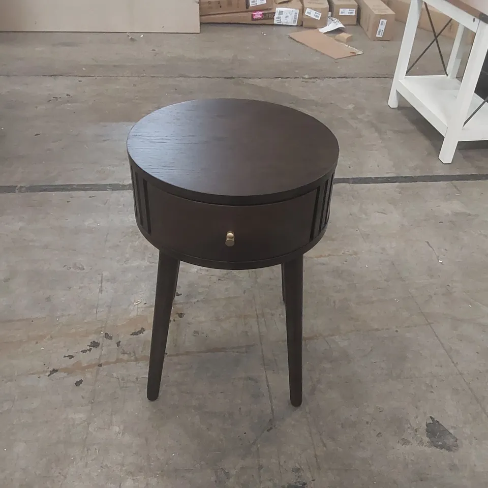 DESIGNER 1 DRAWER SIDE TABLE