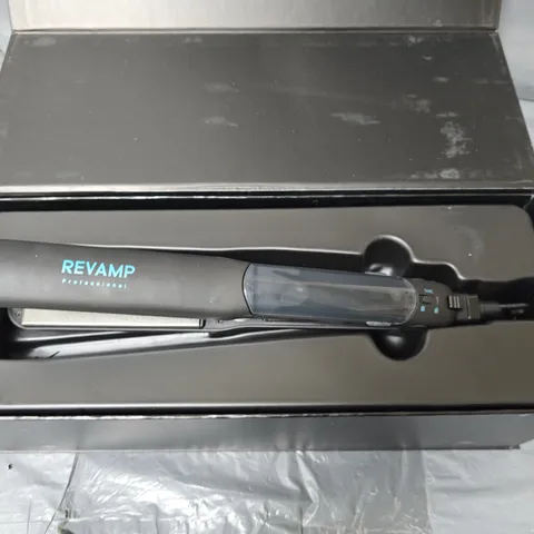 BOXED REVAMP PROGLOSS STEAMCARE CERAMIC STRAIGHTENER ST-1600-GB
