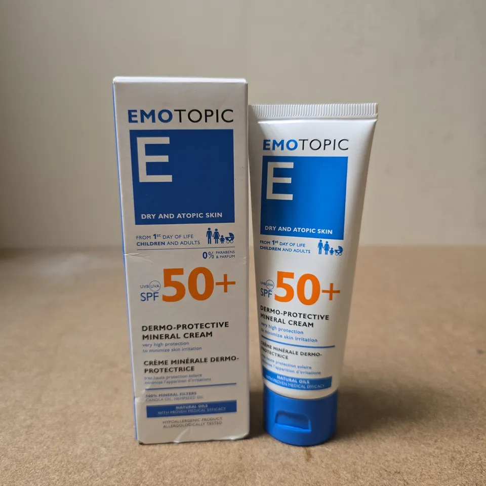 BOXED EMOTOPIC DERMO-PROTECTIVE MINERAL CREAM SPF50+ (75ML)