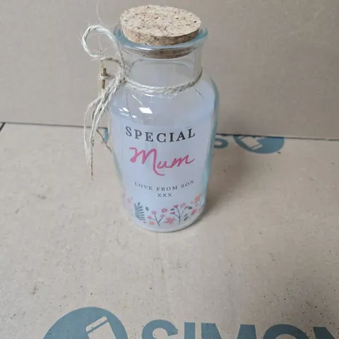 PERSONALISED SPECIAL MUM LIGHT UP JAR 