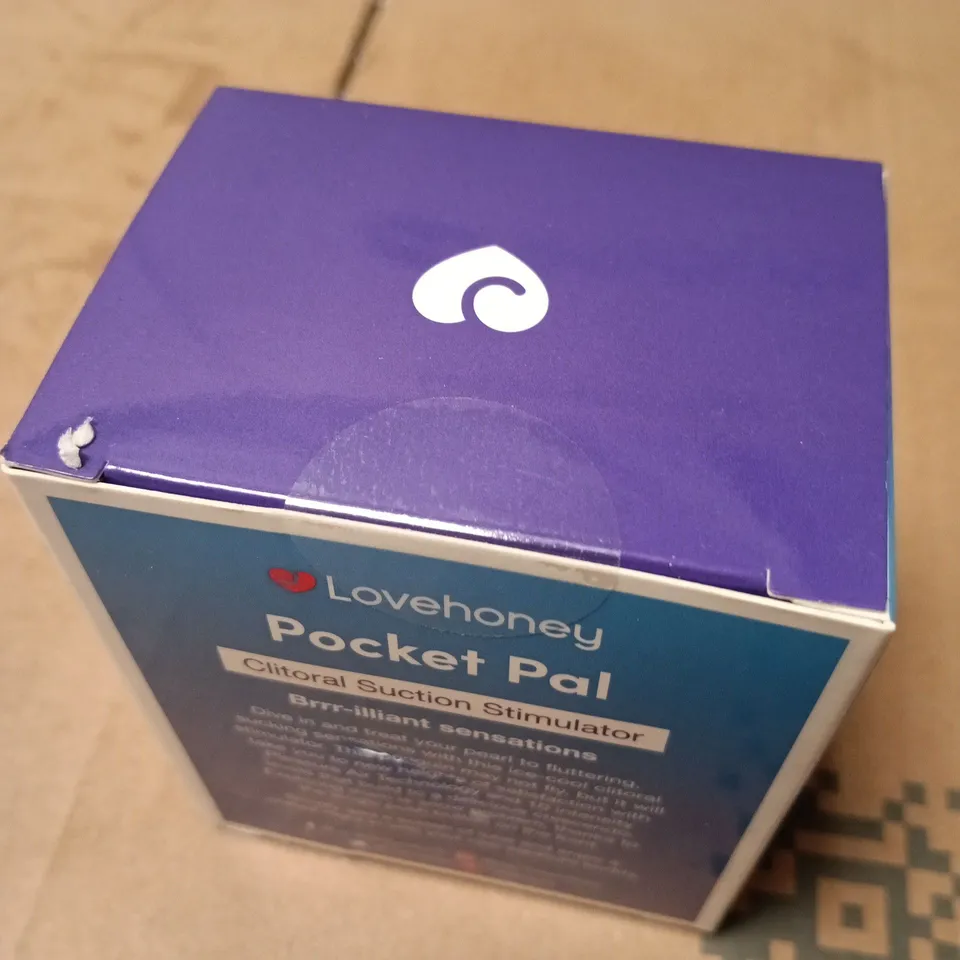 SEALED LOVEHONEY POCKET PAL CLITORAL SUCTION STIMULATOR