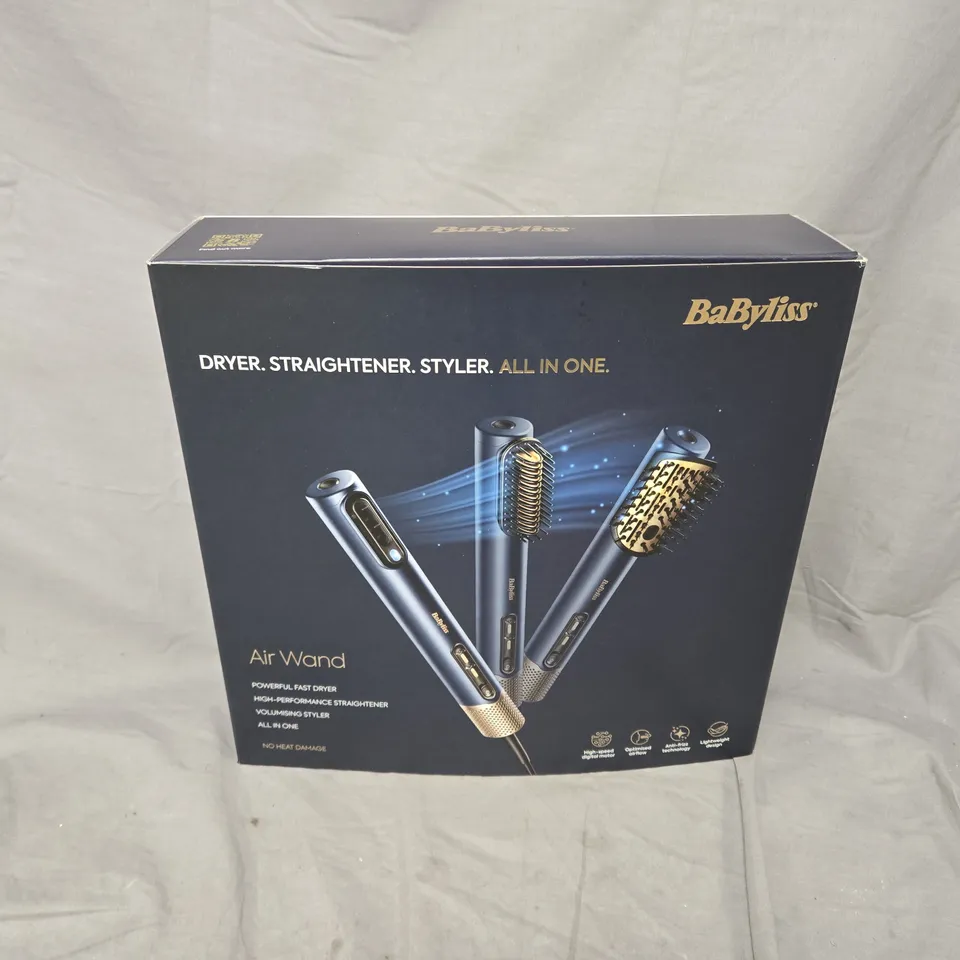 BOXED BABYLISS AIR WAND IN NAVY