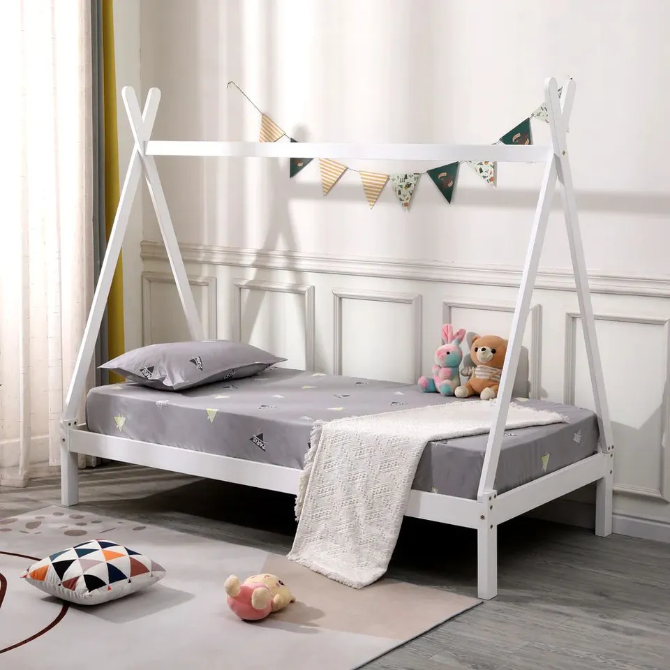 BOXED HARRY WHITE BEDFRAME