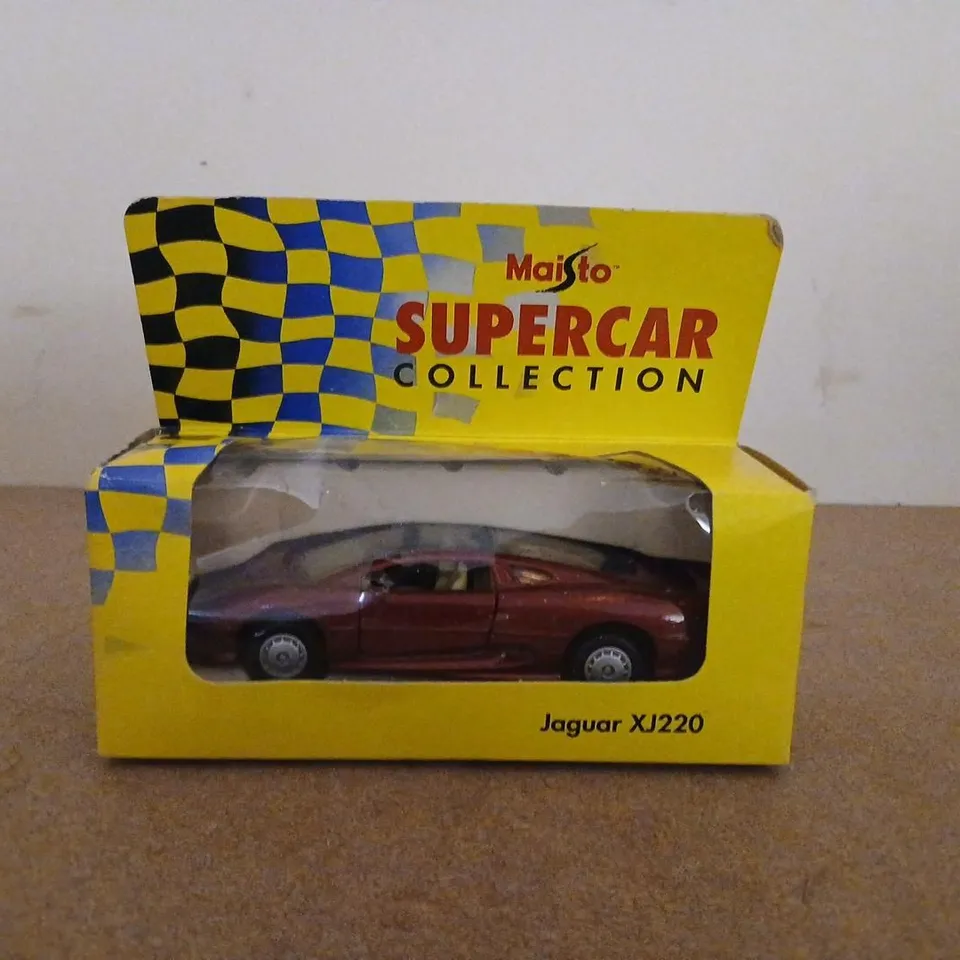 MAISTO JAGUAR XJ220 – SUPERCAR COLLECTION DIE-CAST MODEL CAR (BOXED)