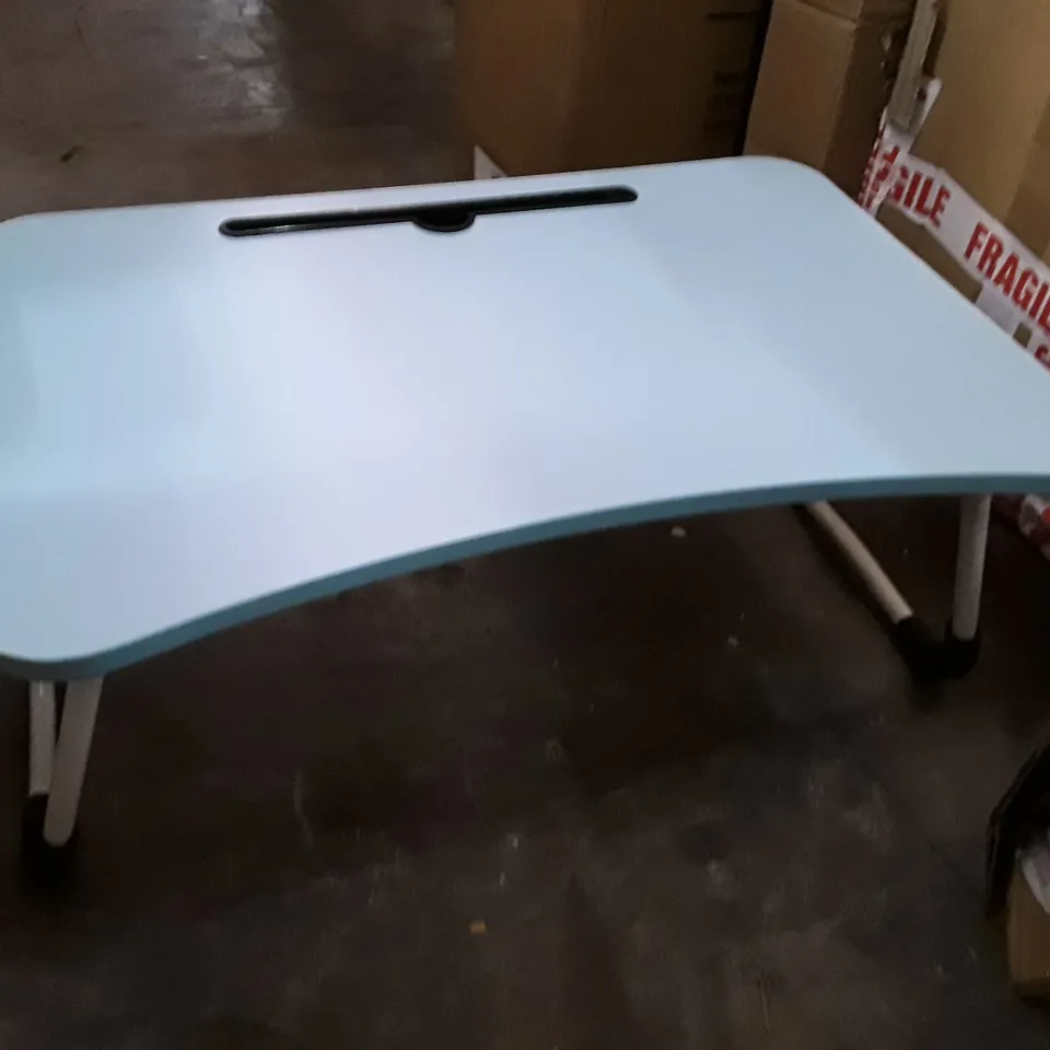 BOXED LAPTOP BED TRAY - LIGHT BLUE