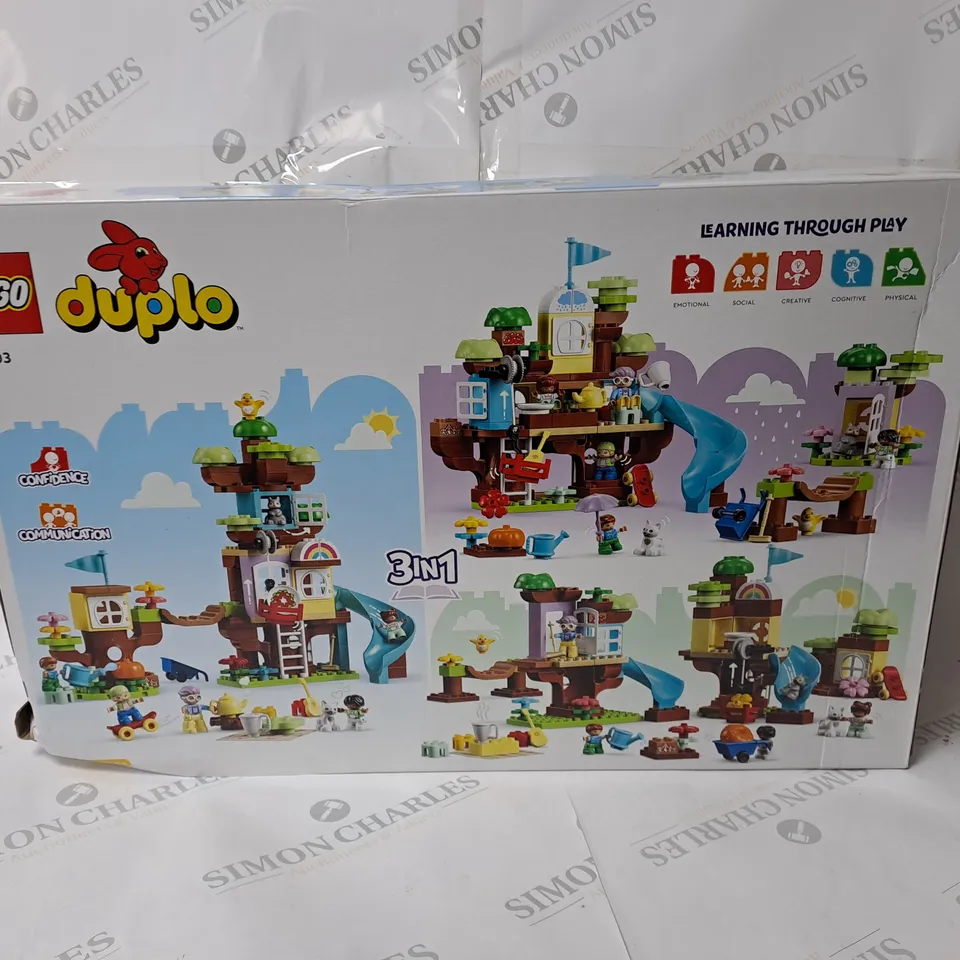 BOXED LEGO DUPLO 3IN1 TREE HOUSE 10993 RRP £79.99