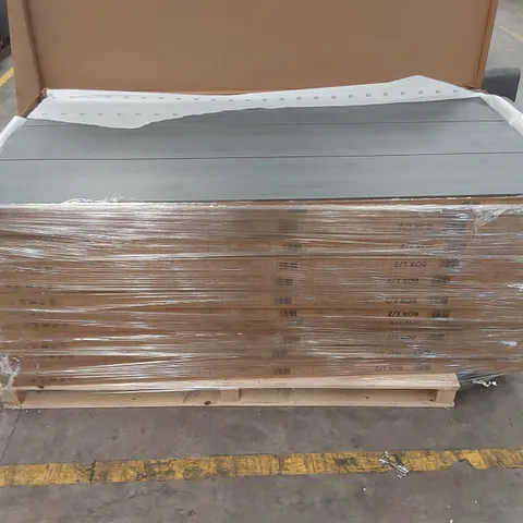 PALLET CONTAINING APPROXIMATELY 11x BOXED TABLE TOPS - NO BASES INCLUDED ONLY TABLE TOPS