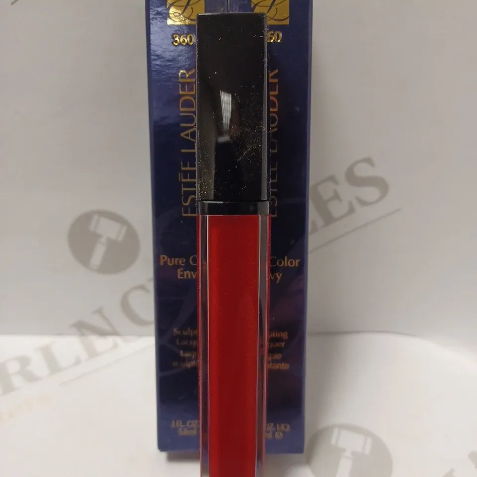 LOT OF 2 ESTEE LAUDER PURE COLOR ENVY LIP LACQUERS - 360 WICKED APPLE 
