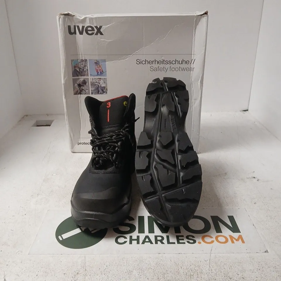 UVEX SAFETY BOOTS – UK 10.5 (EU 45) MEN'S SAFETY FOOTWEAR