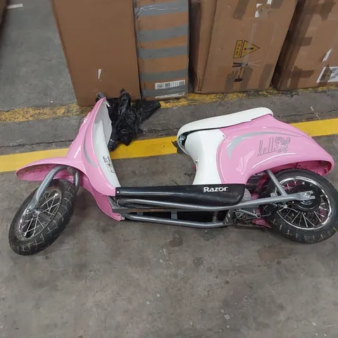 RAZOR BELLA POCKET MOD SCOOTER - PINK 24 VOLT