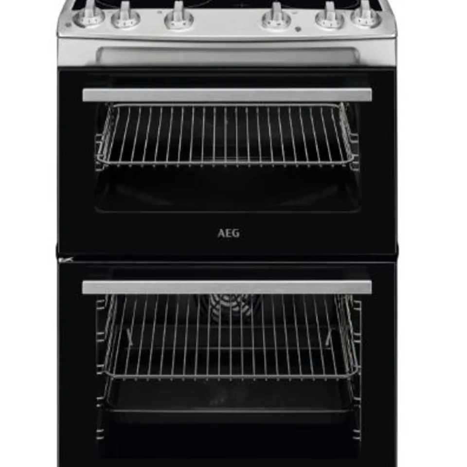 AEG 5000 SERIES 60CM ELECTRIC COOKER - STAINLESS STEEL CCX6501ACM