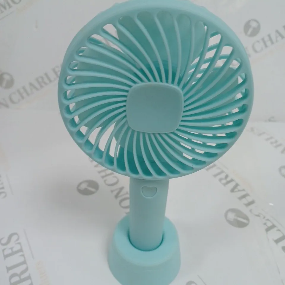 BOXED ETERNAL CLASSICS RECHARGEABLE PORTABLE FAN N20 BLUE