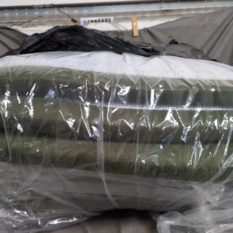 BAGGED PADDED GREEN RUG