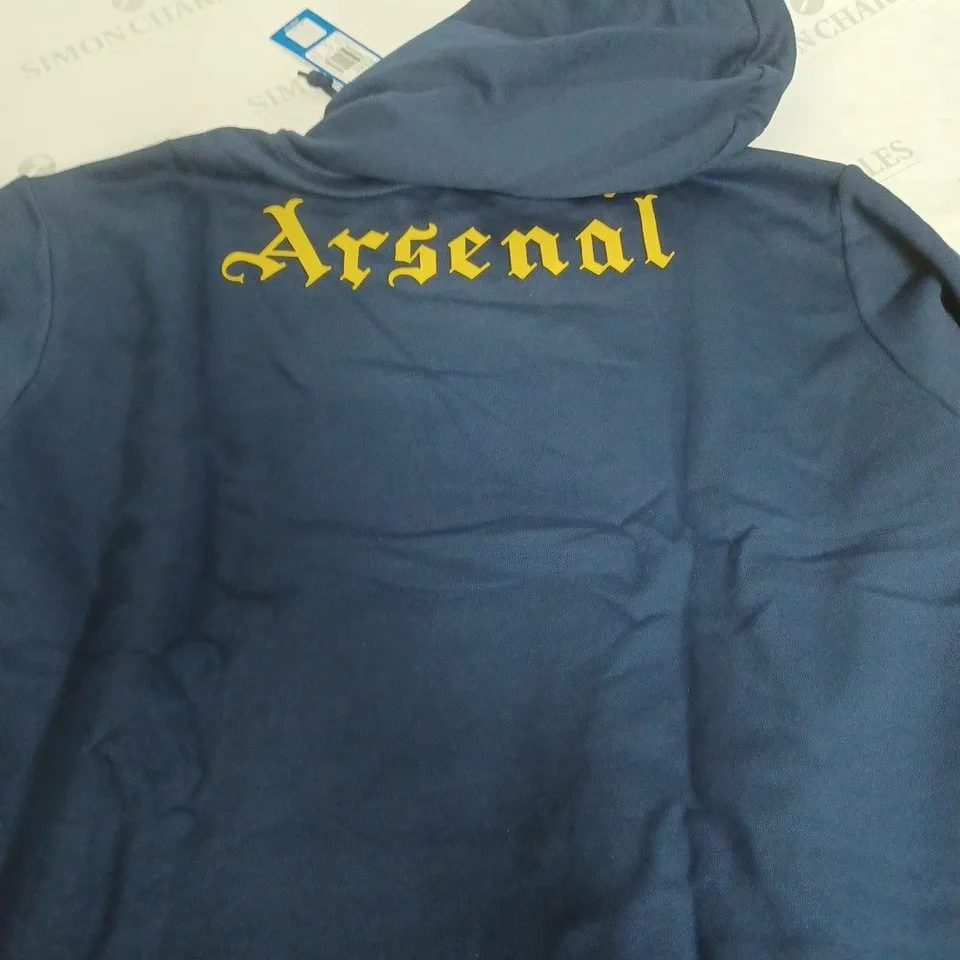 ADIDAS ARSENAL FOOTBALL CLUB HOODIE IN NAVY - 2XL